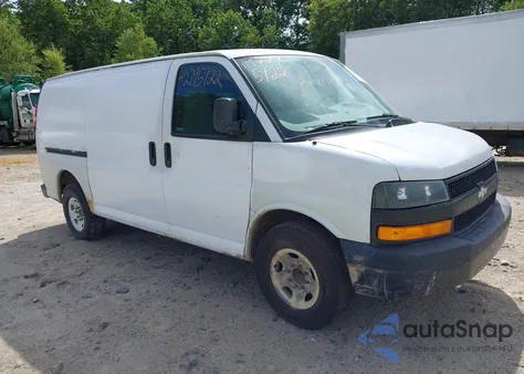 2019 Chevrolet Express 2500 Work Van from USA, damaged, VIN 1GCWGAF19K1256095